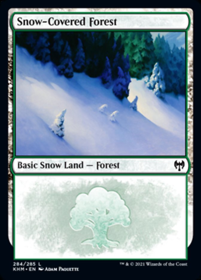 Snow-Covered Forest (284) [Kaldheim] | Clutch Gaming