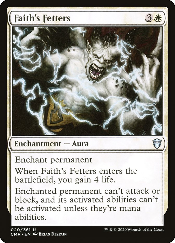 Faith's Fetters [Commander Legends] | Clutch Gaming