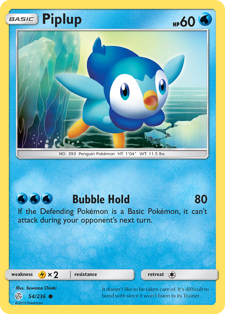 Piplup (54/236) [Sun & Moon: Cosmic Eclipse] | Clutch Gaming