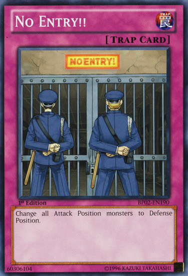 No Entry!! [BP02-EN190] Common | Clutch Gaming