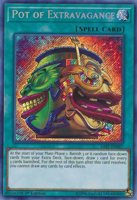 Pot of Extravagance [SAST-EN067] Secret Rare | Clutch Gaming