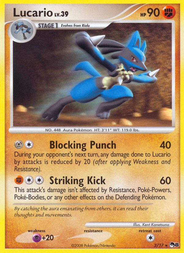 Lucario (2/17) [POP Series 8] | Clutch Gaming