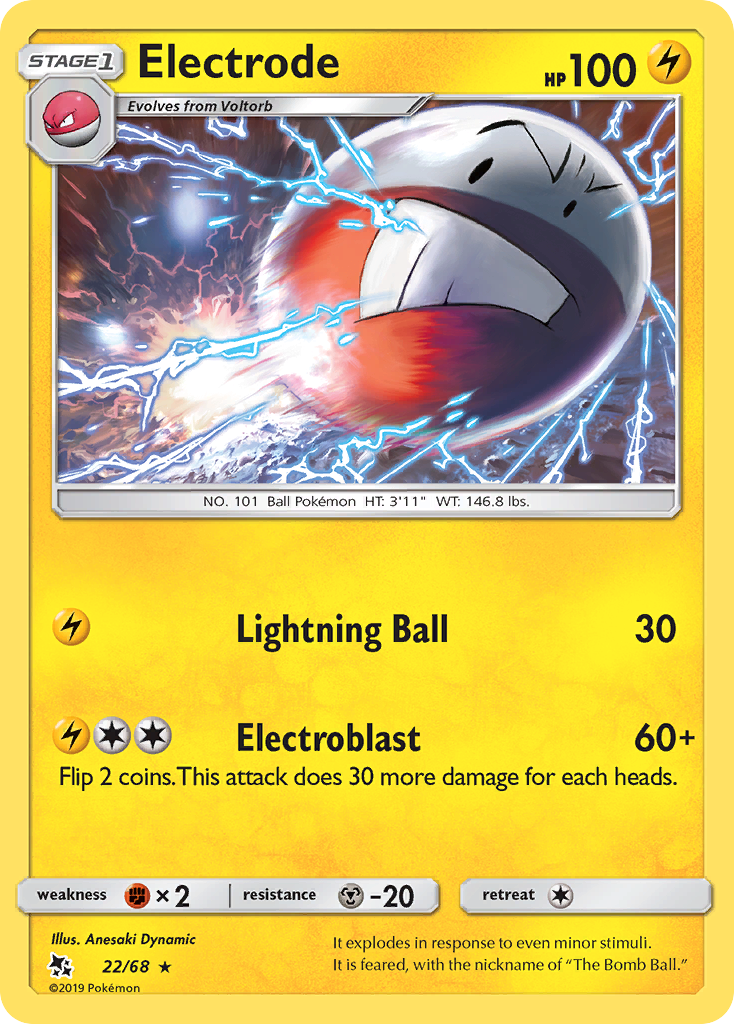 Electrode (22/68) [Sun & Moon: Hidden Fates] | Clutch Gaming