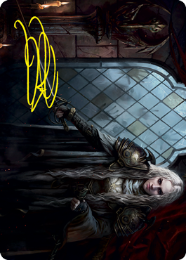 Thalia, Guardian of Thraben Art Card (Gold-Stamped Signature) [Innistrad: Crimson Vow Art Series] | Clutch Gaming