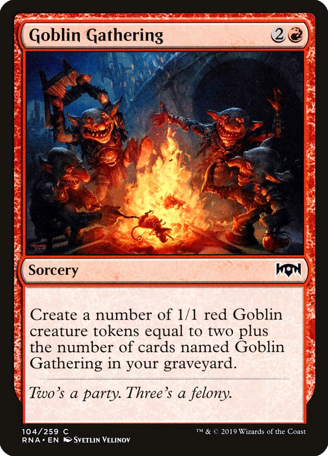 Goblin Gathering [Ravnica Allegiance] | Clutch Gaming