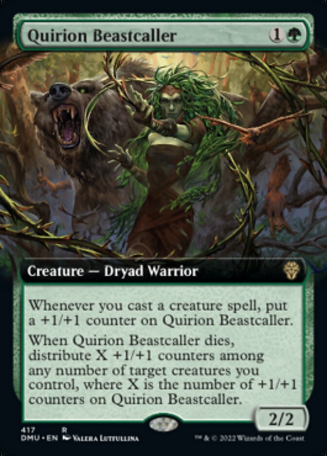 Quirion Beastcaller (Extended Art) [Dominaria United] | Clutch Gaming