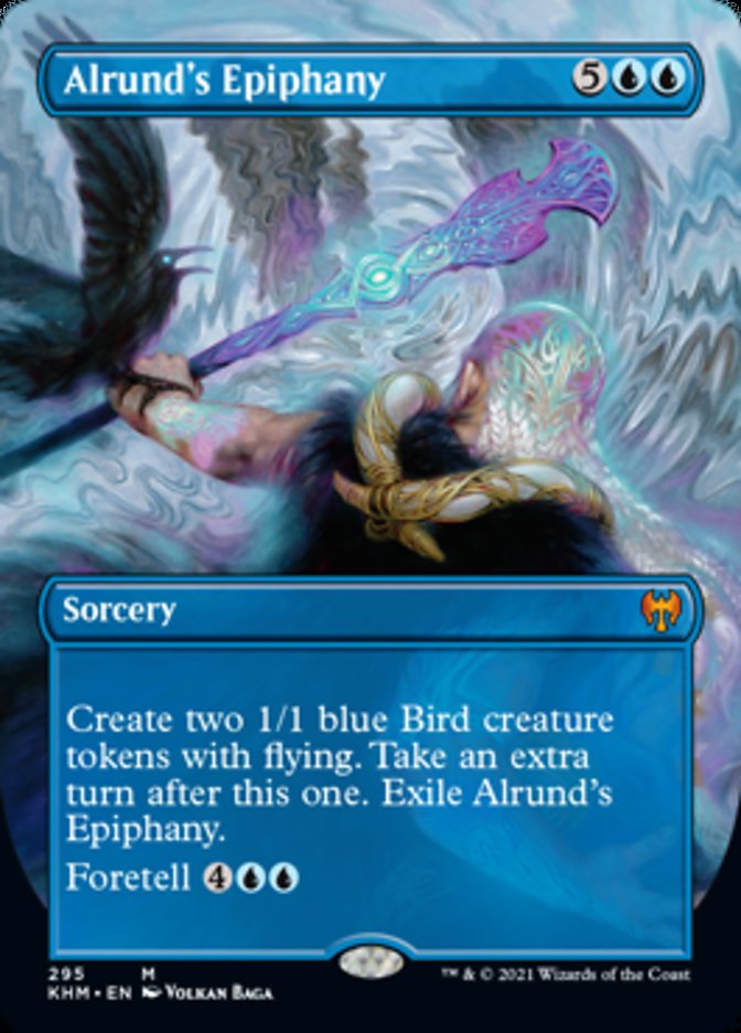 Alrund's Epiphany (Borderless Alternate Art) [Kaldheim] | Clutch Gaming