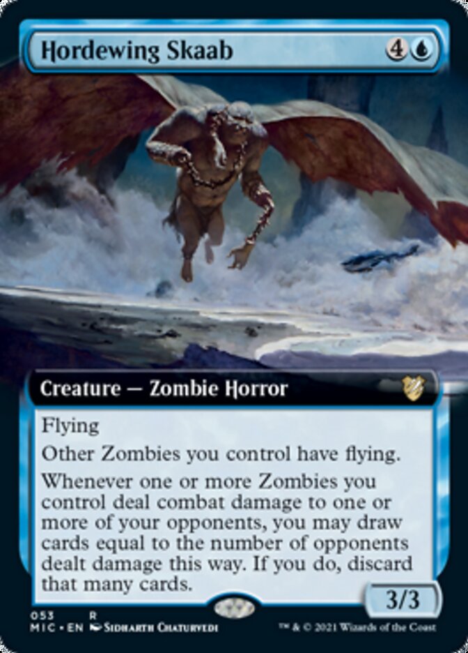 Hordewing Skaab (Extended Art) [Innistrad: Midnight Hunt Commander] | Clutch Gaming