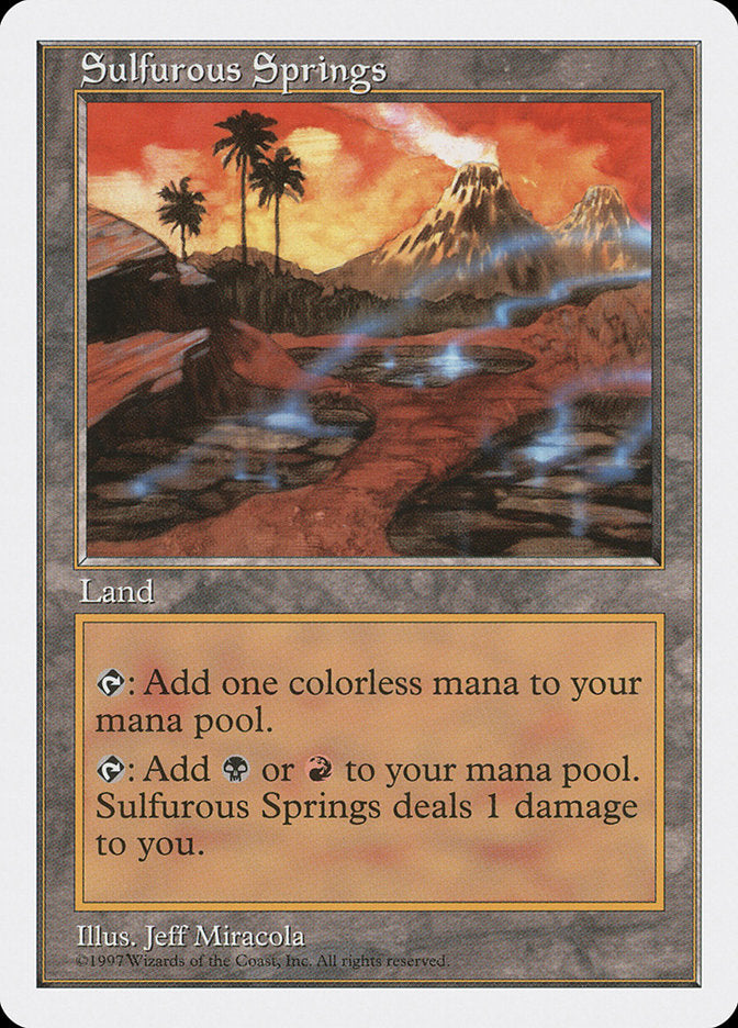 Sulfurous Springs [Fifth Edition] | Clutch Gaming