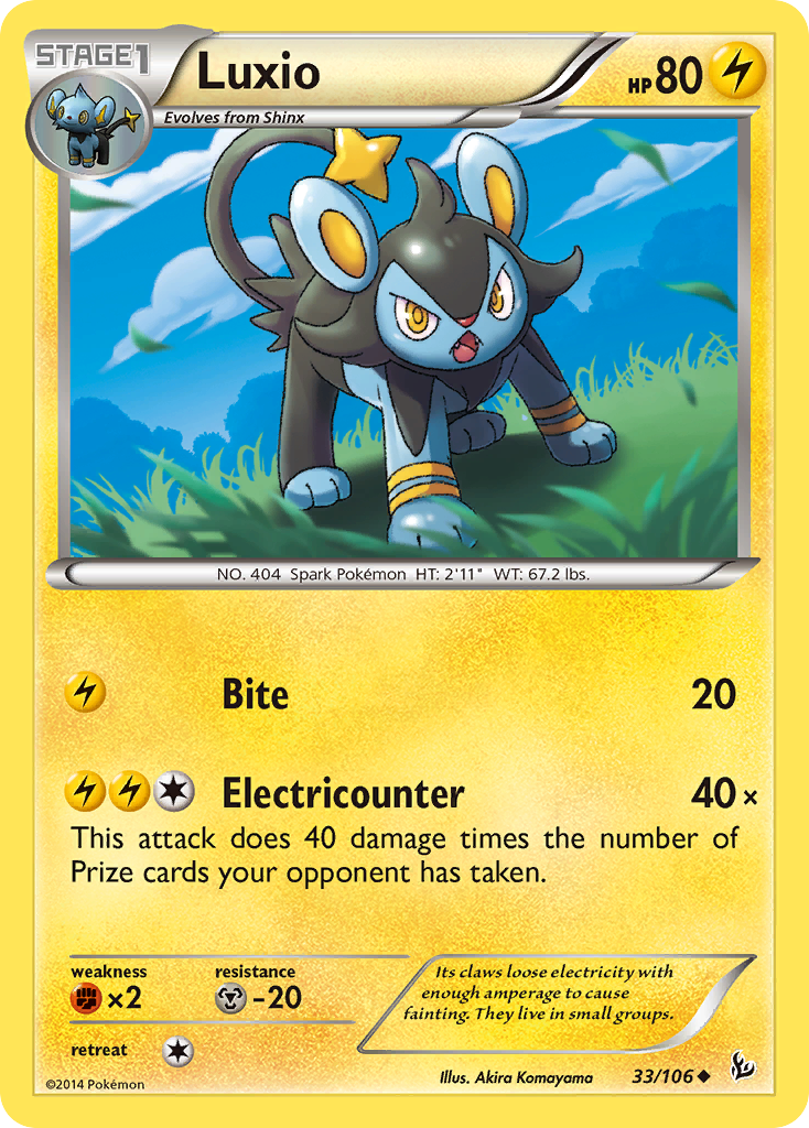 Luxio (33/106) [XY: Flashfire] | Clutch Gaming