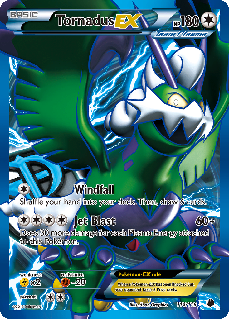 Tornadus EX (114/116) [Black & White: Plasma Freeze] | Clutch Gaming