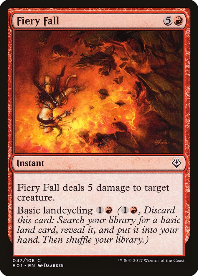 Fiery Fall [Archenemy: Nicol Bolas] | Clutch Gaming