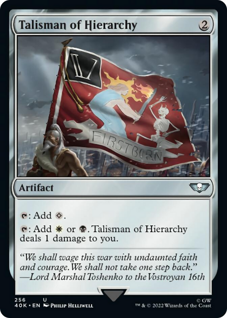 Talisman of Hierarchy (Surge Foil) [Warhammer 40,000] | Clutch Gaming