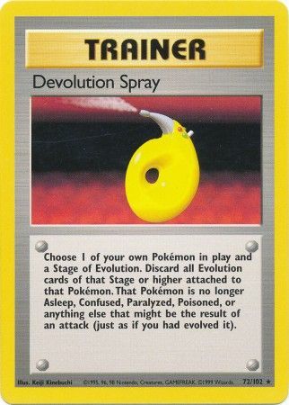 Devolution Spray (72/102) [Base Set Unlimited] | Clutch Gaming