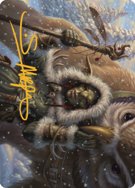 Owlbear Shepherd Art Card (Gold-Stamped Signature) [Commander Legends: Battle for Baldur's Gate Art Series] | Clutch Gaming