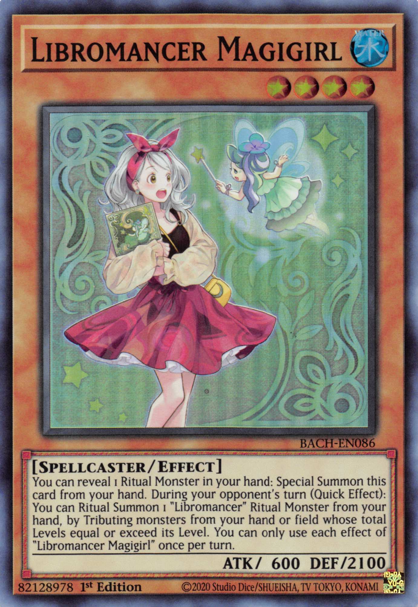 Libromancer Magigirl [BACH-EN086] Super Rare | Clutch Gaming