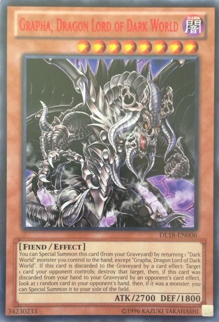 Grapha, Dragon Lord of Dark World (Red) [DL18-EN006] Rare | Clutch Gaming