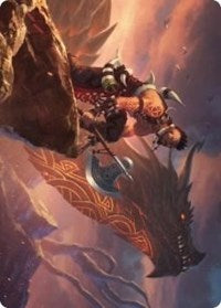 Dragonkin Berserker Art Card [Kaldheim Art Series] | Clutch Gaming