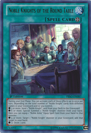 Noble Knights of the Round Table [PRIO-EN087] Ultra Rare | Clutch Gaming