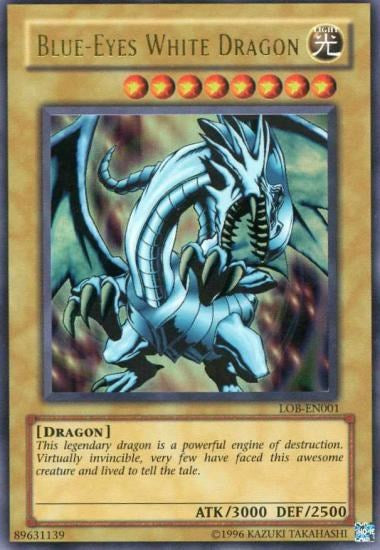 Blue-Eyes White Dragon [LOB-EN001] Ultra Rare | Clutch Gaming