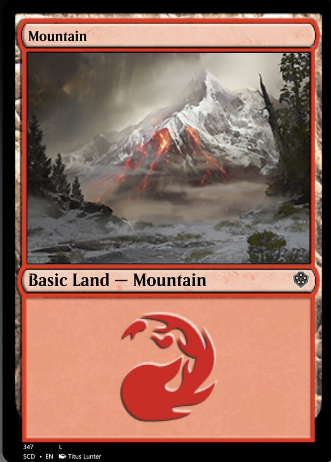 Mountain (347) [Starter Commander Decks] | Clutch Gaming