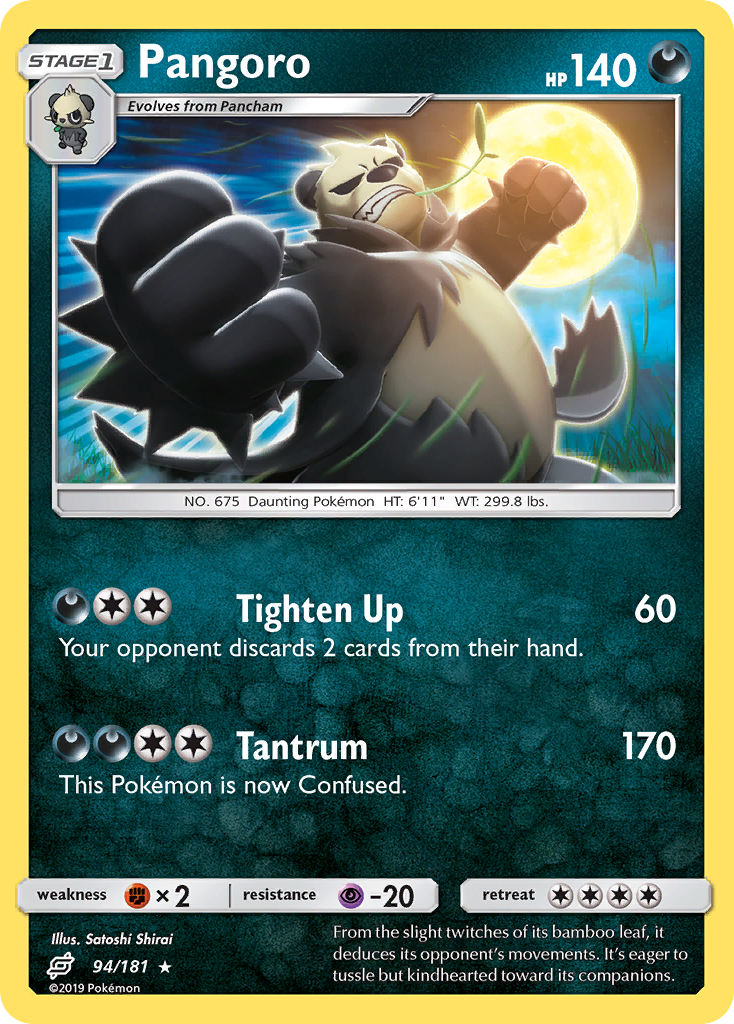 Pangoro (94/181) [Sun & Moon: Team Up] | Clutch Gaming