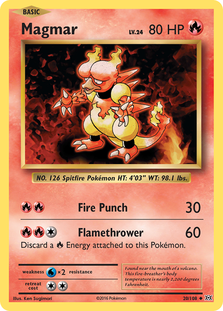 Magmar (20/108) [XY: Evolutions] | Clutch Gaming