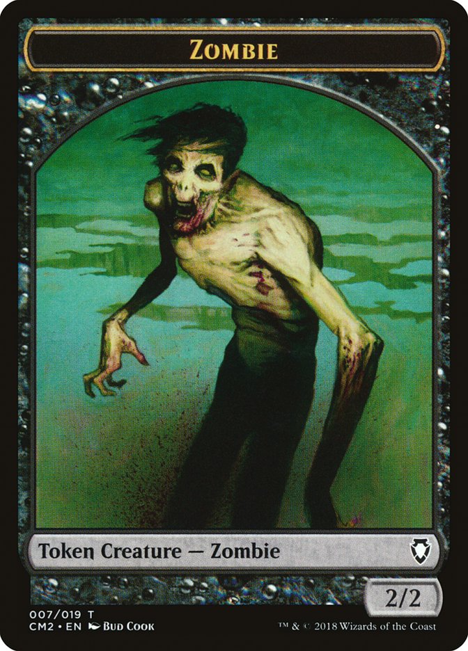 Zombie Token [Commander Anthology Volume II Tokens] | Clutch Gaming