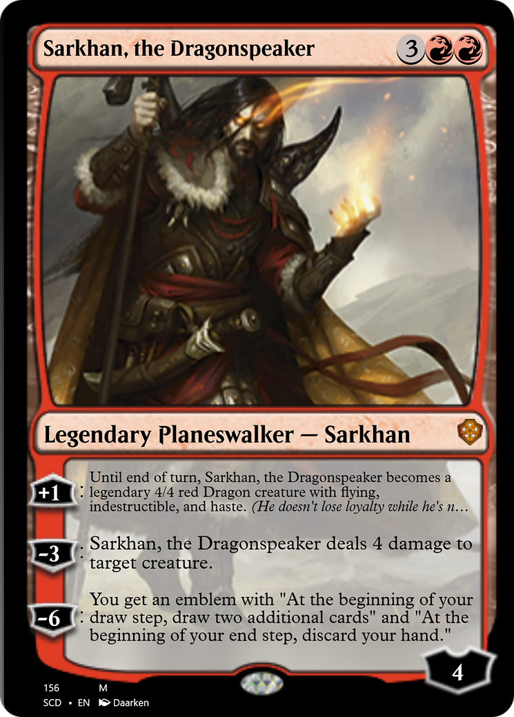 Sarkhan, the Dragonspeaker [Starter Commander Decks] | Clutch Gaming