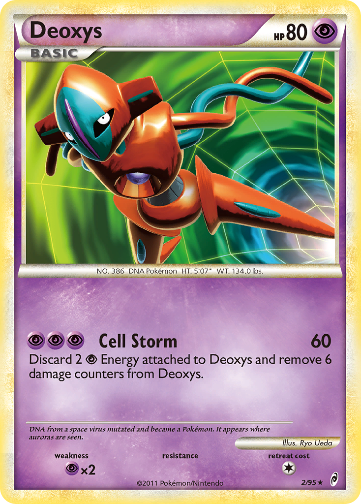 Deoxys (2/95) [HeartGold & SoulSilver: Call of Legends] | Clutch Gaming