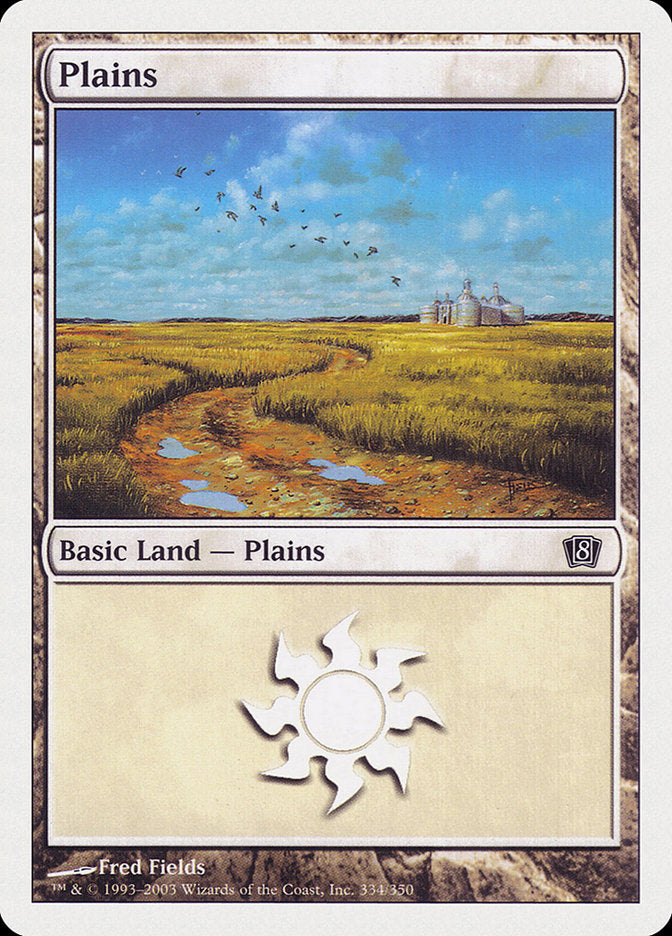 Plains (334) [Eighth Edition] | Clutch Gaming