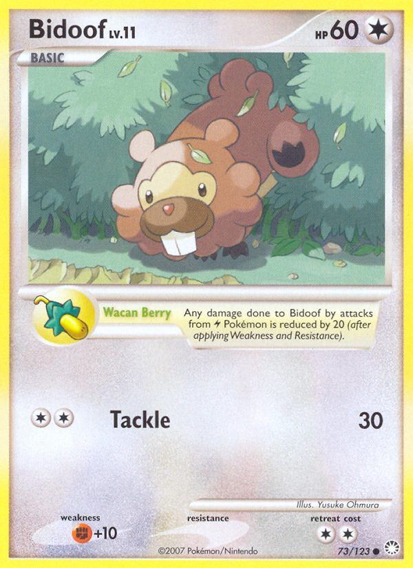 Bidoof (73/123) [Diamond & Pearl: Mysterious Treasures] | Clutch Gaming