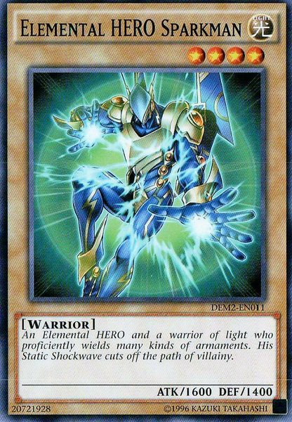 Elemental Hero Sparkman [DEM2-EN011] Common | Clutch Gaming