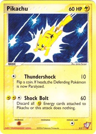 Pikachu (5/5) [Kids WB Promos] | Clutch Gaming