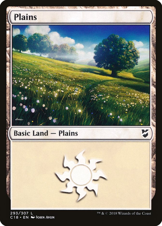 Plains (293) [Commander 2018] | Clutch Gaming