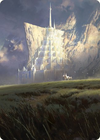 Minas Tirith Art Card [The Lord of the Rings: Tales of Middle-earth Art Series] | Clutch Gaming