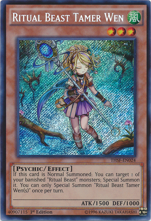 Ritual Beast Tamer Wen [THSF-EN024] Secret Rare | Clutch Gaming
