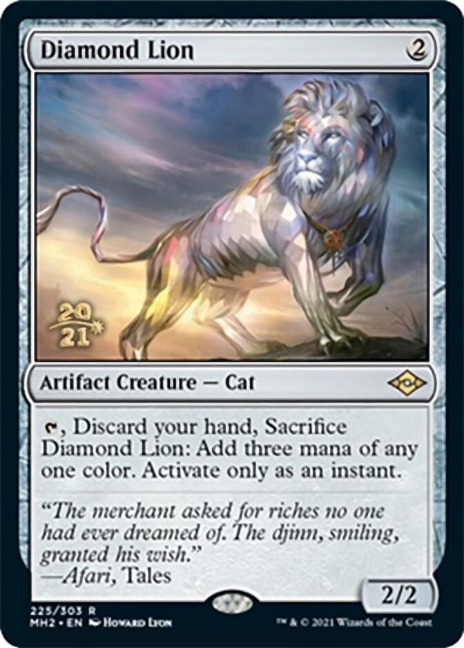 Diamond Lion [Modern Horizons 2 Prerelease Promos] | Clutch Gaming