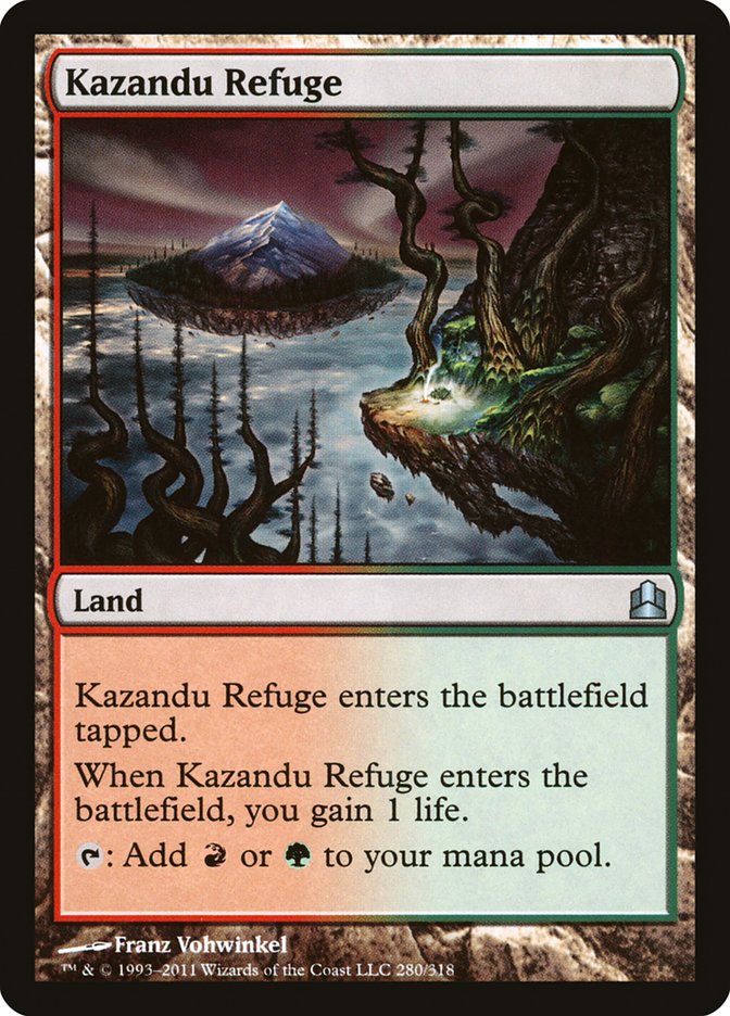 Kazandu Refuge [Commander 2011] | Clutch Gaming