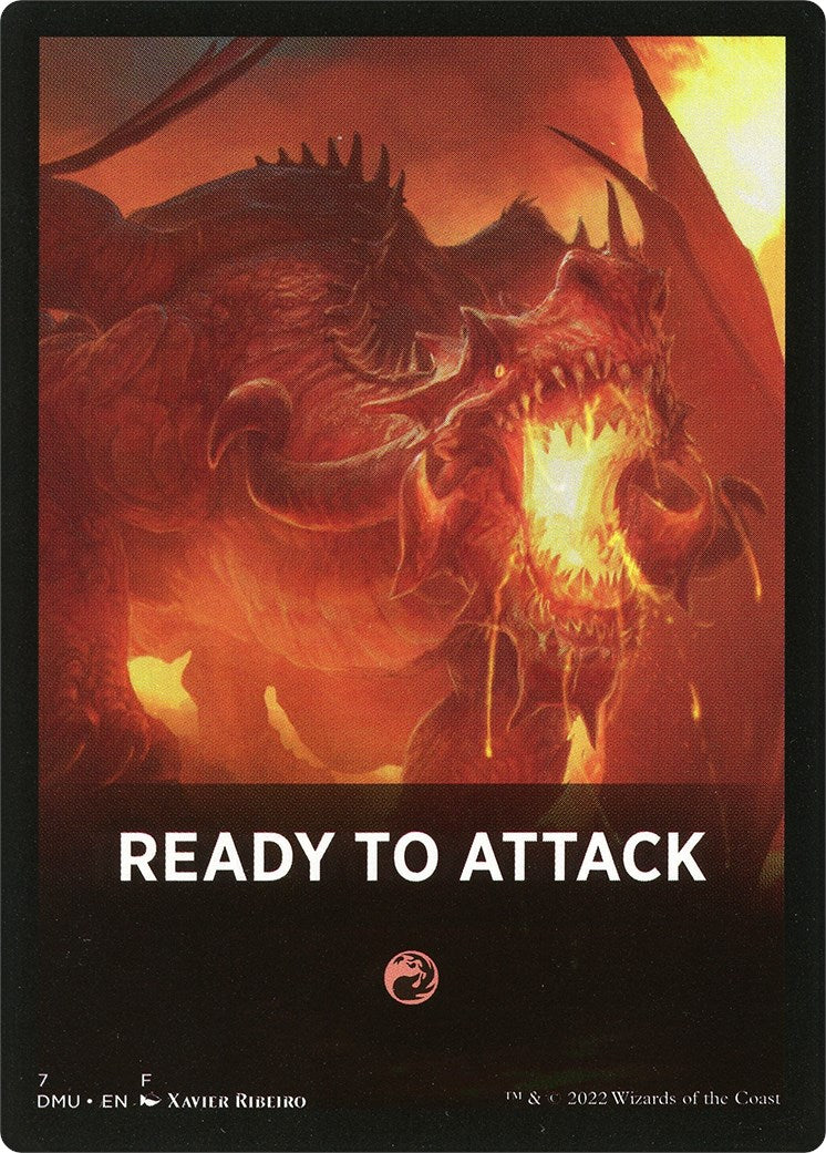 Ready to Attack Theme Card [Dominaria United Tokens] | Clutch Gaming