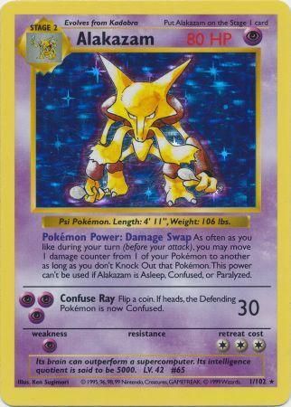 Alakazam (1/102) [Base Set Shadowless Unlimited] | Clutch Gaming