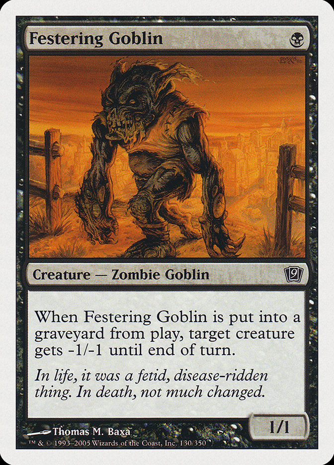 Festering Goblin [Ninth Edition] | Clutch Gaming