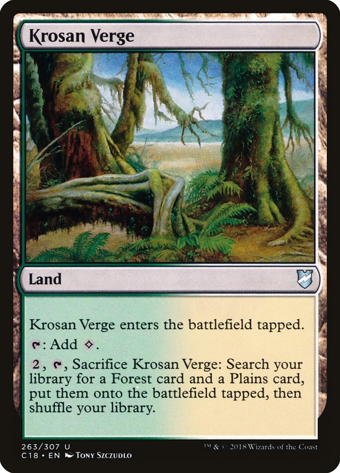 Krosan Verge [Commander 2018] | Clutch Gaming