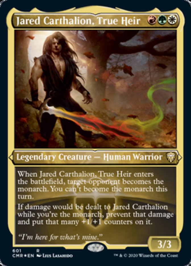 Jared Carthalion, True Heir (Etched) [Commander Legends] | Clutch Gaming