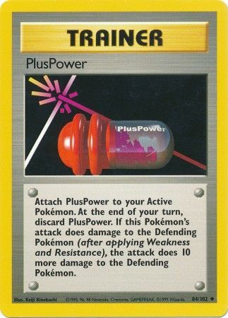 PlusPower (84/102) [Base Set Unlimited] | Clutch Gaming