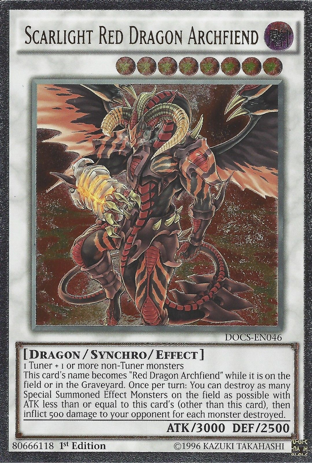 Scarlight Red Dragon Archfiend (UTR) [DOCS-EN046] Ultimate Rare | Clutch Gaming