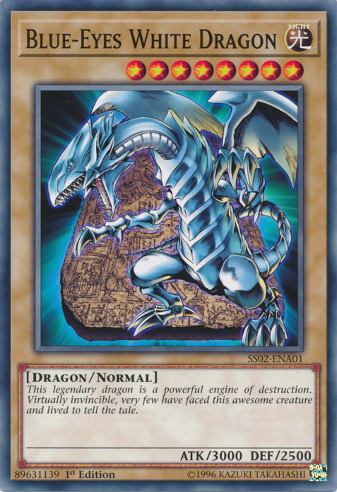 Blue-Eyes White Dragon [SS02-ENA01] Common | Clutch Gaming