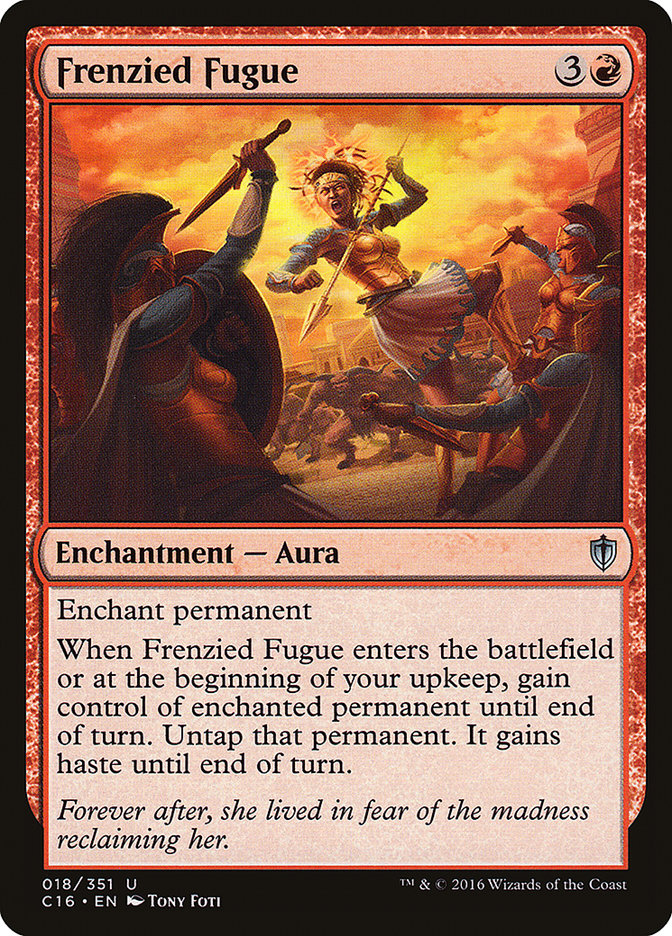 Frenzied Fugue [Commander 2016] | Clutch Gaming