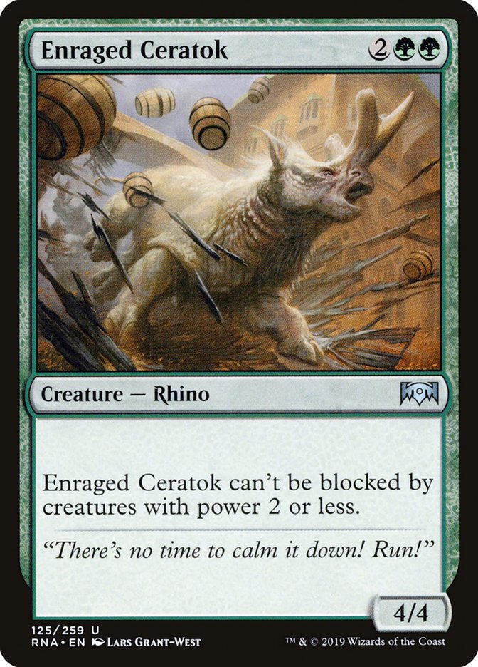 Enraged Ceratok [Ravnica Allegiance] | Clutch Gaming