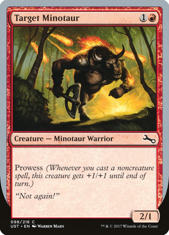 Target Minotaur (Fire Art) [Unstable] | Clutch Gaming